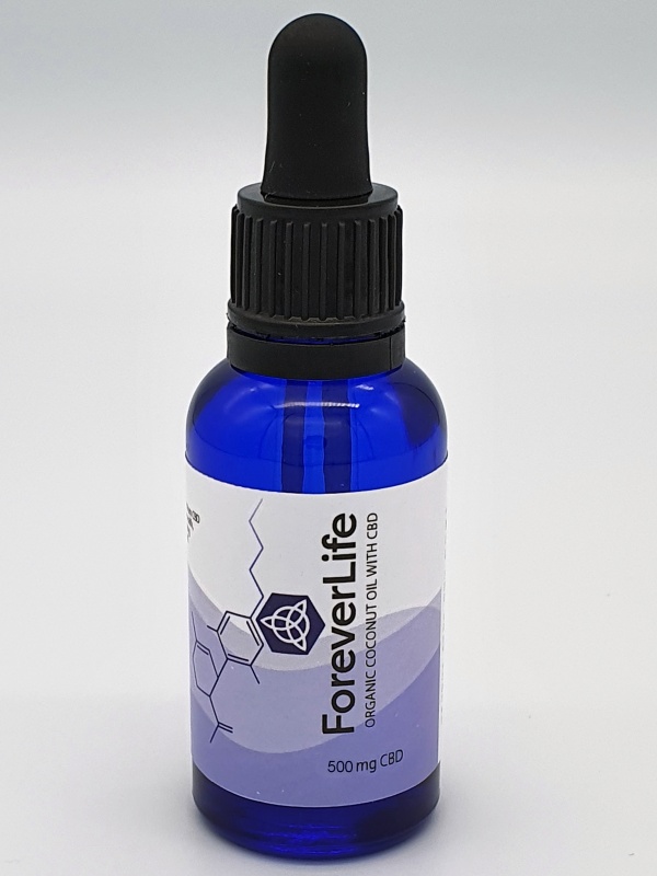 Organic Coconut Oil with CBD 500mg per 30ml